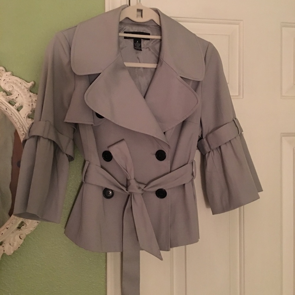 INC International Concepts short trench jacket